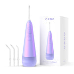 Ordo Hydro Sonic Water Flosser & 3x Floss Tips Dental Selection Bundle - Pearl Violet